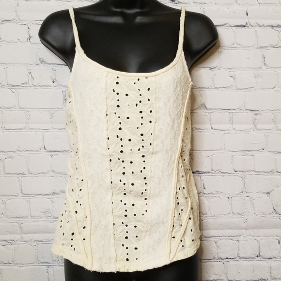 Free People Tops - Free People eyelet lace tank top